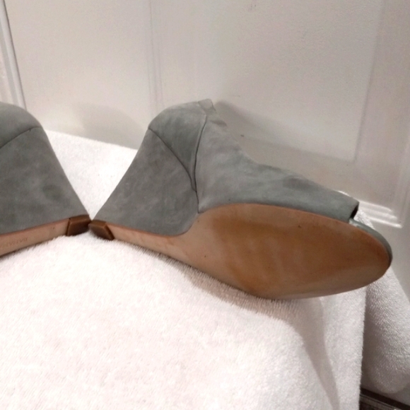 COPY - Banana Republic Sz 8.5 Grey Suede Wedges - Picture 8 of 8